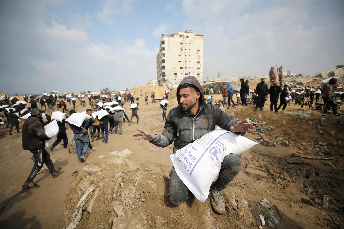 More than 100 aid organizations warned on Wednesday that “mass starvation” was spreading in Gaza. (Reuters)