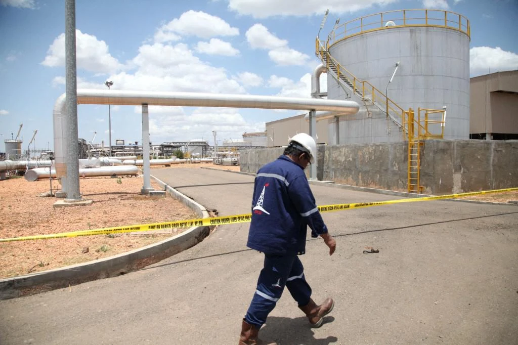 At its peak before the civil war, South Sudan's crude oil production stood at 350,000 to 400,000 barrels per day, but that tumbled to just 72,000 bpd last year. (File/AFP)