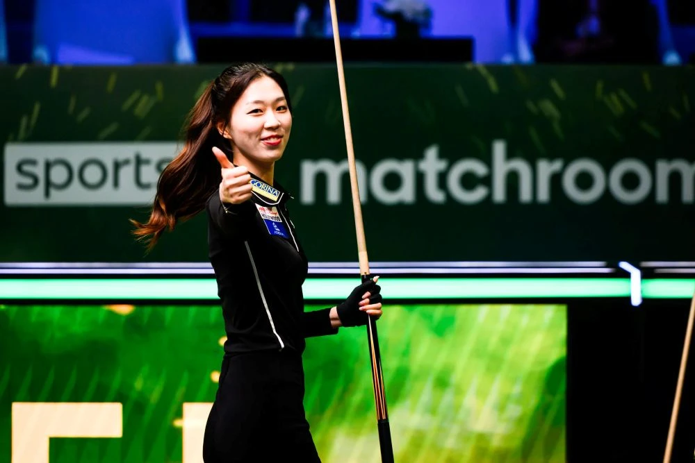 Seo Seoa produced the shock of World Pool Championship 2025, so far, by eliminating two-time World Champion Albin Ouschan to reach the last 64. (Supplied)