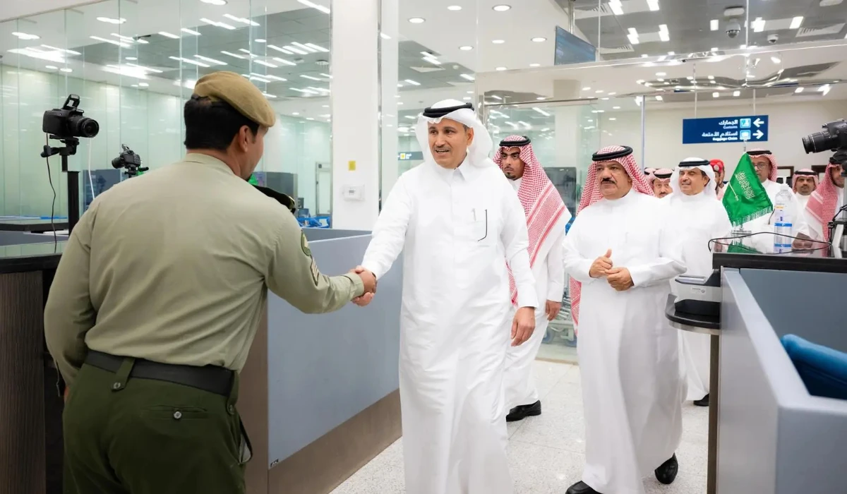 Saleh Al-Jasser toured various airport terminals and operational areas, monitored workflow processes, evaluated operational preparedness and examined work protocols. (SPA)