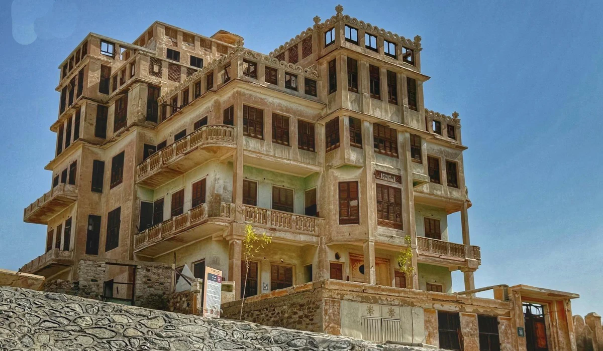 The palace was built between 1910 and 1920 and is on a hill overlooking the historic Biban area, offering panoramic views. (SPA)