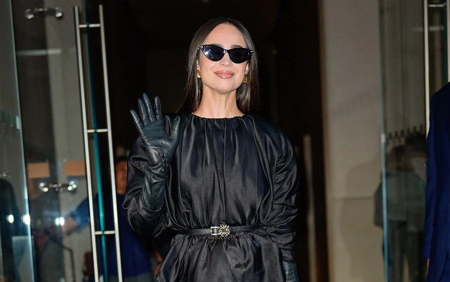 Sofia Carson is continuing her streak of ensembles by Lebanese designer Elie Saab. (Getty Images)