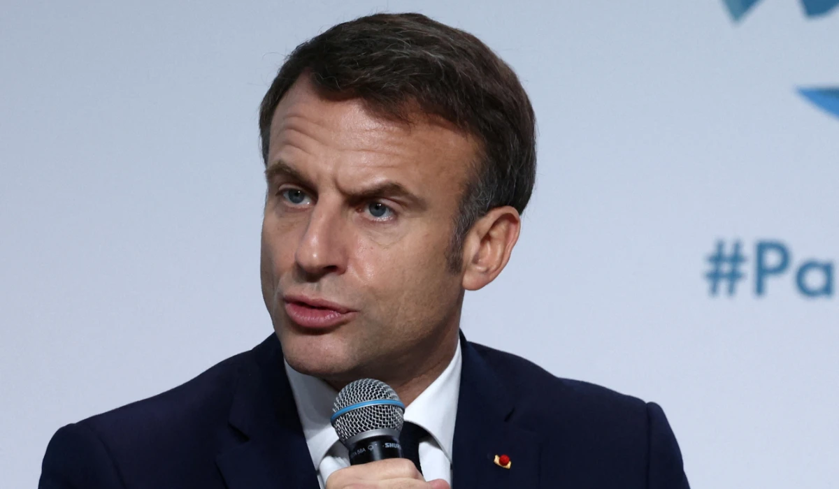 French President Emmanuel Macron. (REUTERS)