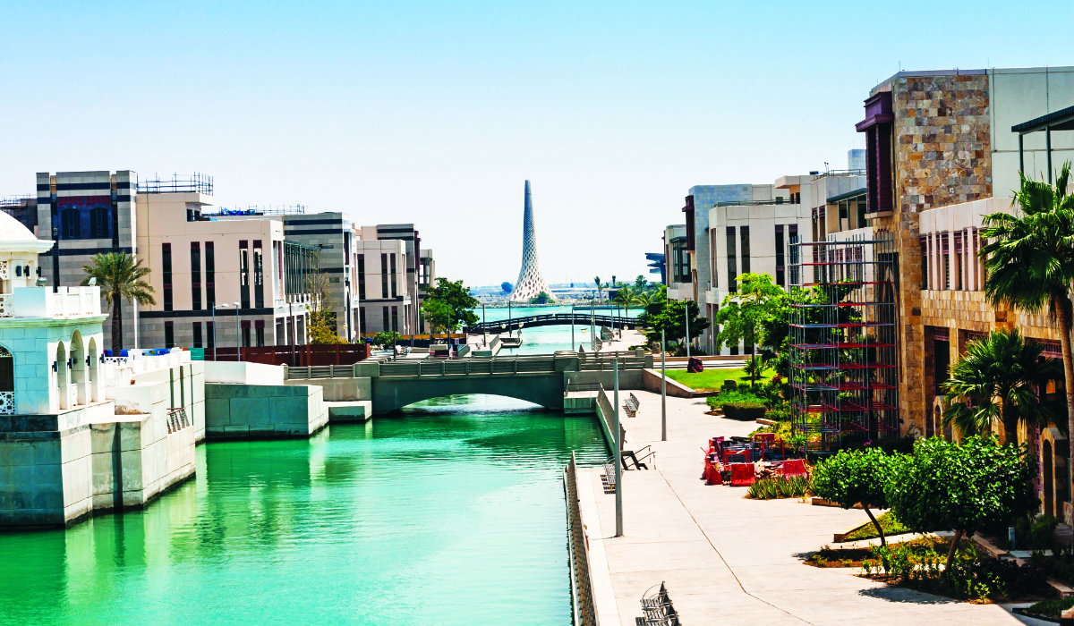 The canal in the King Abdullah University of Science and Technology campus. (Shutterstock)