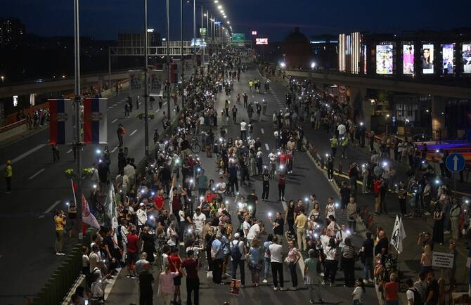 Six people, including a former minister, were arrested in Serbia on Friday over a train station disaster in which 16 people died. (AFP/File)