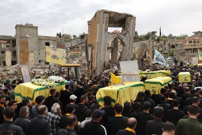 Lebanese armed group Hezbollah on Wednesday condemned the cabinet's decision to move towards a state monopoly on arms, saying it was a "grave sin" that only served Israel. (AFP/File)