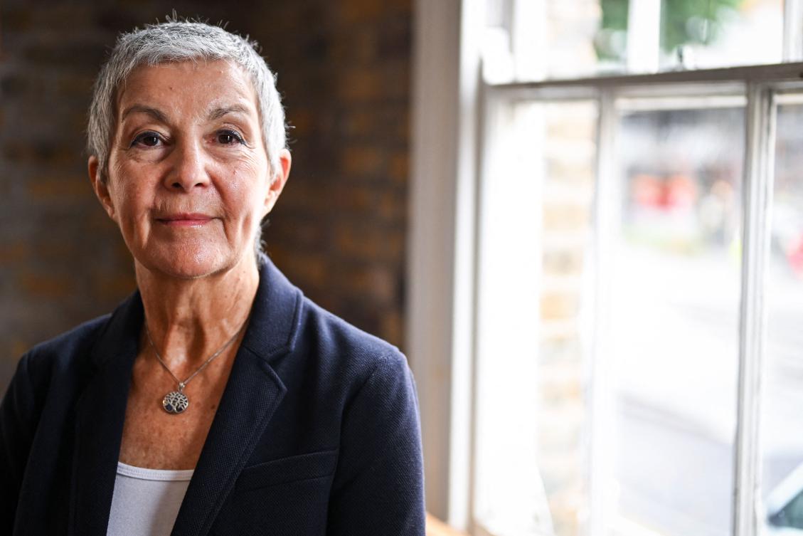 Pensioner Marji Mansfield never imagined she would end up suspected of terrorism for protesting against the banning of a pro-Palestinian group. (AFP)