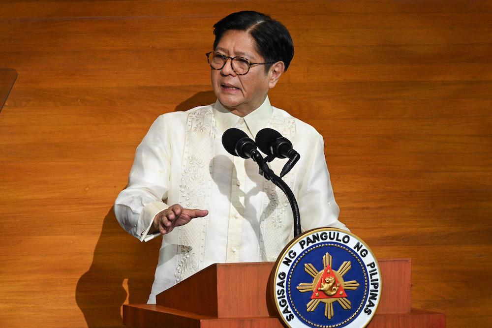President Ferdinand Marcos Jr. earlier told Indian media outlet Firstpost, “If there is an all-out war, then we will be drawn into it,” referring to the conflict between China and Taiwan. (AFP)