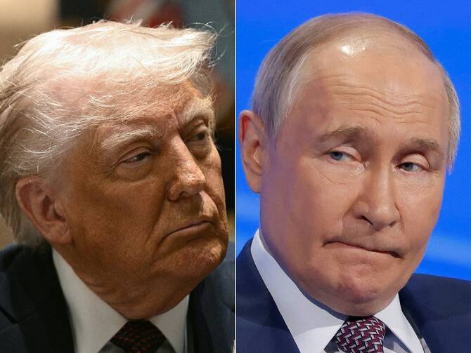 Russian President Vladimir Putin informed Belarusian President Alexander Lukashenko on Friday about his agreement to hold a meeting with US President Donald Trump. (AFP/File)