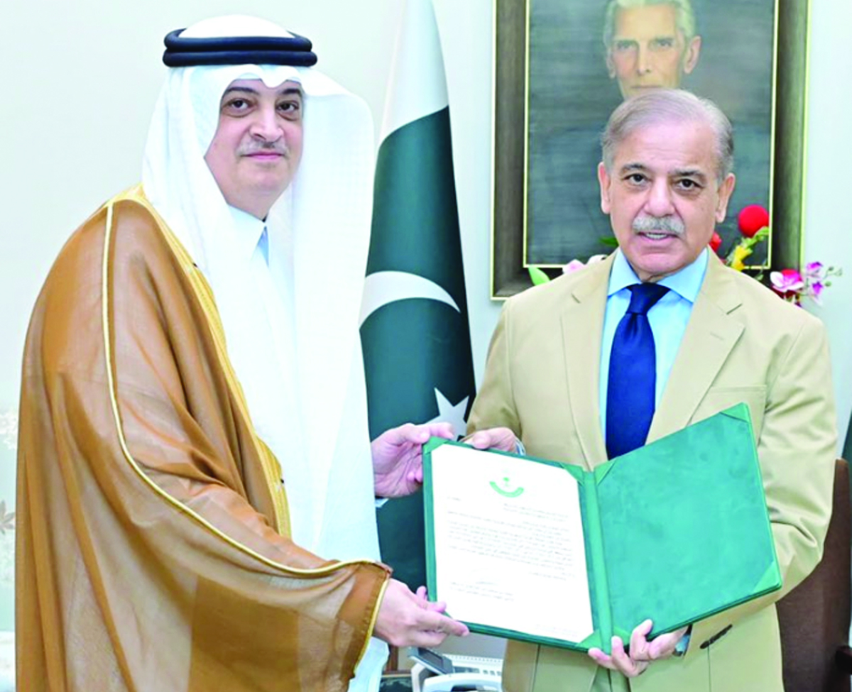 The Saudi Ambassador in Pakistan met with Pakistan's Prime Minister Shehbaz Sharif. (Supplied)
