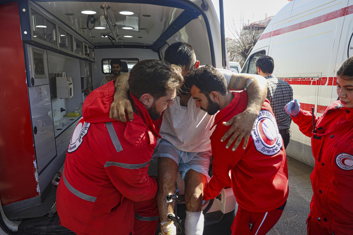 Some 1,400 people, mainly civilians, were reported killed during the violence that primarily targeted Alawi communities, and reports of violations continue, according to a report by the UN. (AP)