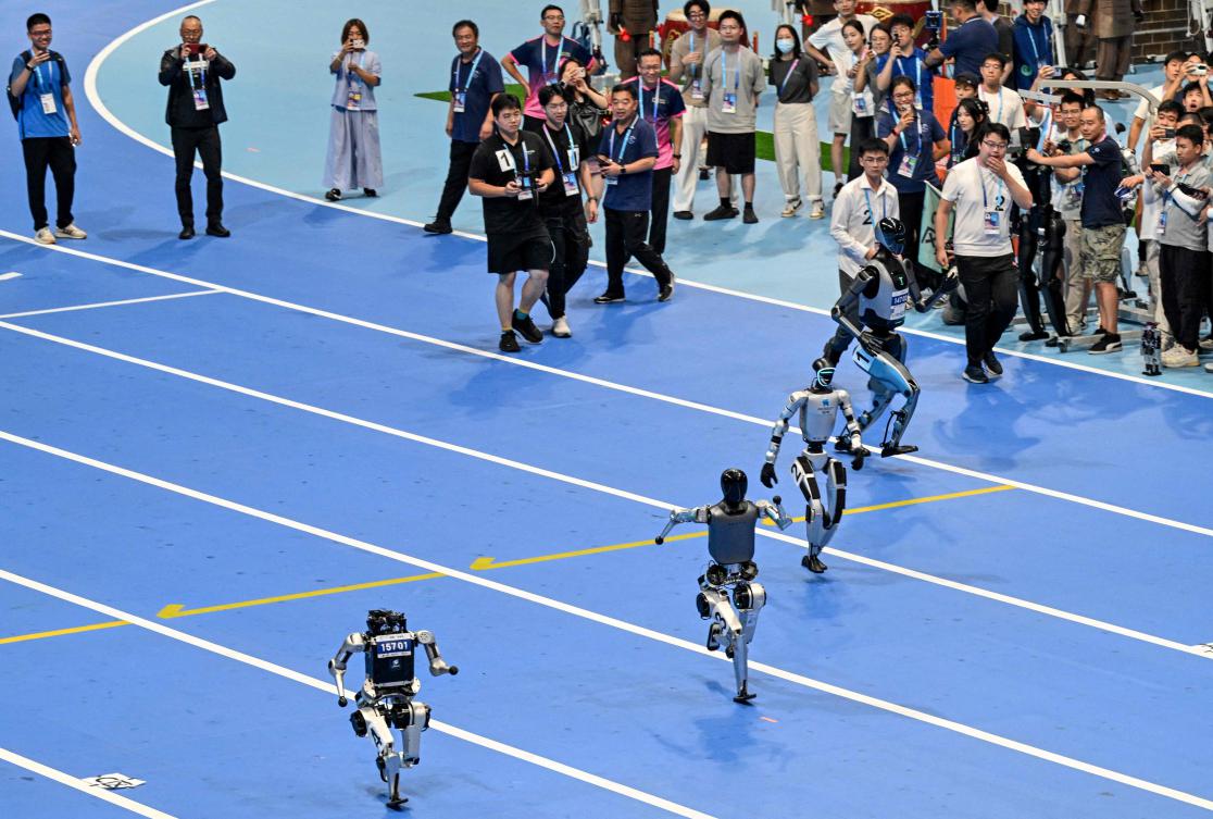 World’s first humanoid robot games begin in China