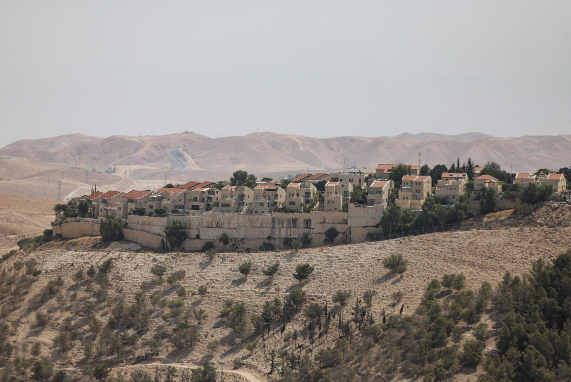 Above, the Israeli settlement of Maale Adumim in the Israeli-occupied West Bank on Aug. 14, 2025. (Reuters)