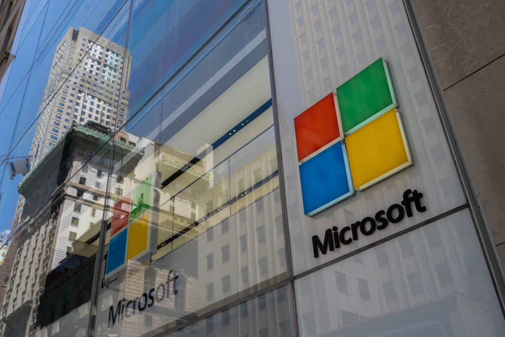 Microsoft has opened an external investigation into allegations that a top Israeli military intelligence unit used its cloud technology to carry out mass surveillance of Palestinians. (AFP/File Photo)