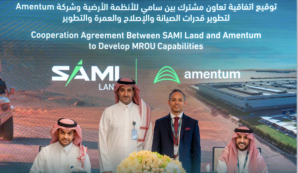 SAMI inks deal with US firm Amentum to boost land defense systems, localize spare parts