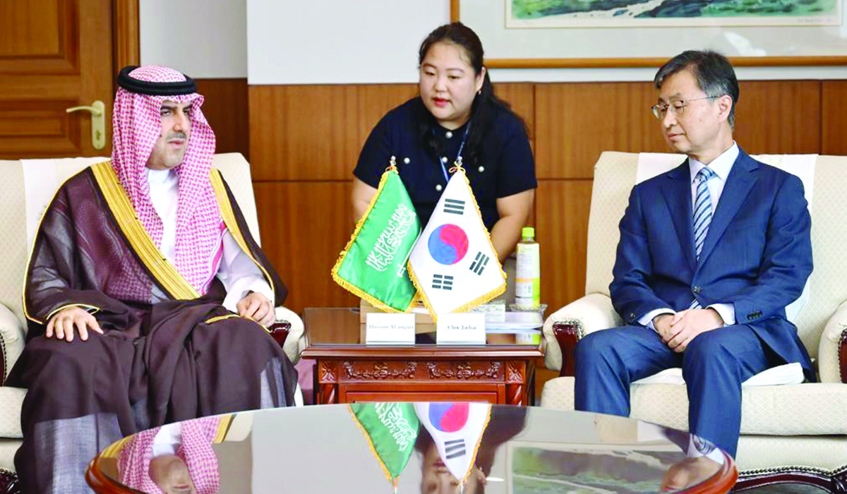 The agreement was signed by Hussam Alangari, president of the GCA, and BAI chair Choe Jae-hae, with Saudi Ambassador to South Korea Sami Alsadhan in attendance. (Supplied)
