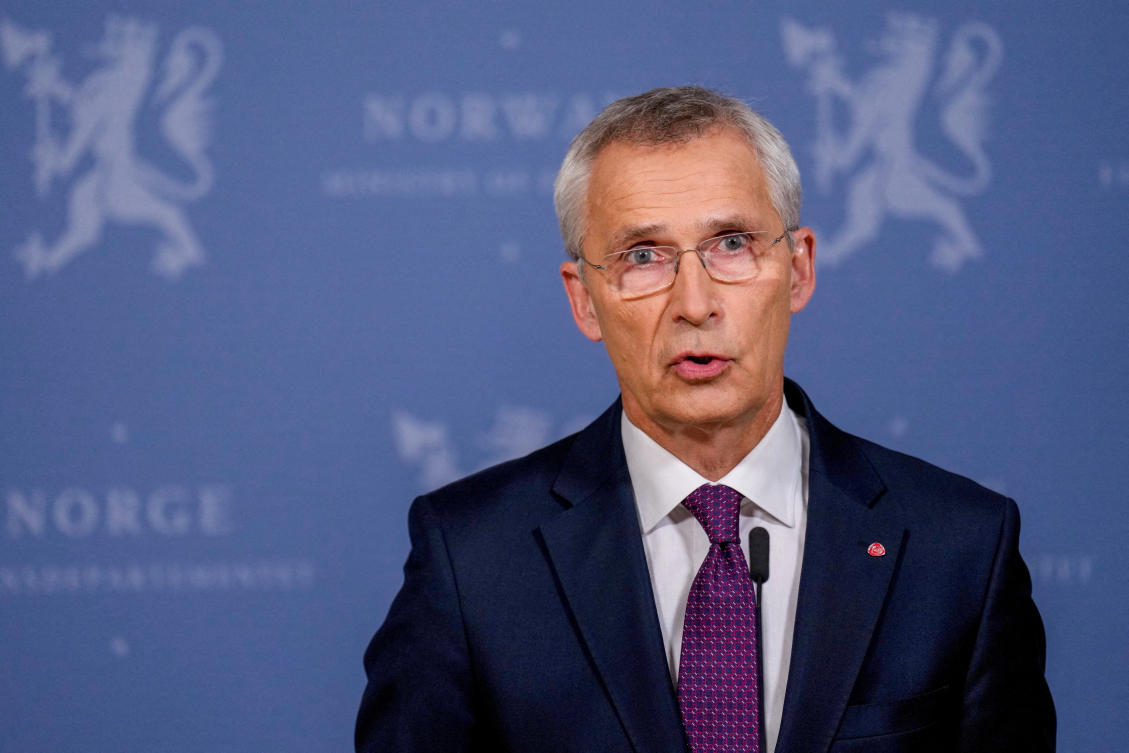 Norway's Finance Minister Jens Stoltenberg speaks as he meets the press in connection with Norges Bank and the Council on Ethics responding to the Ministry of Finance regarding the oil fund's investments in Israel, in Oslo, Norway, August 18, 2025. (Reuters)