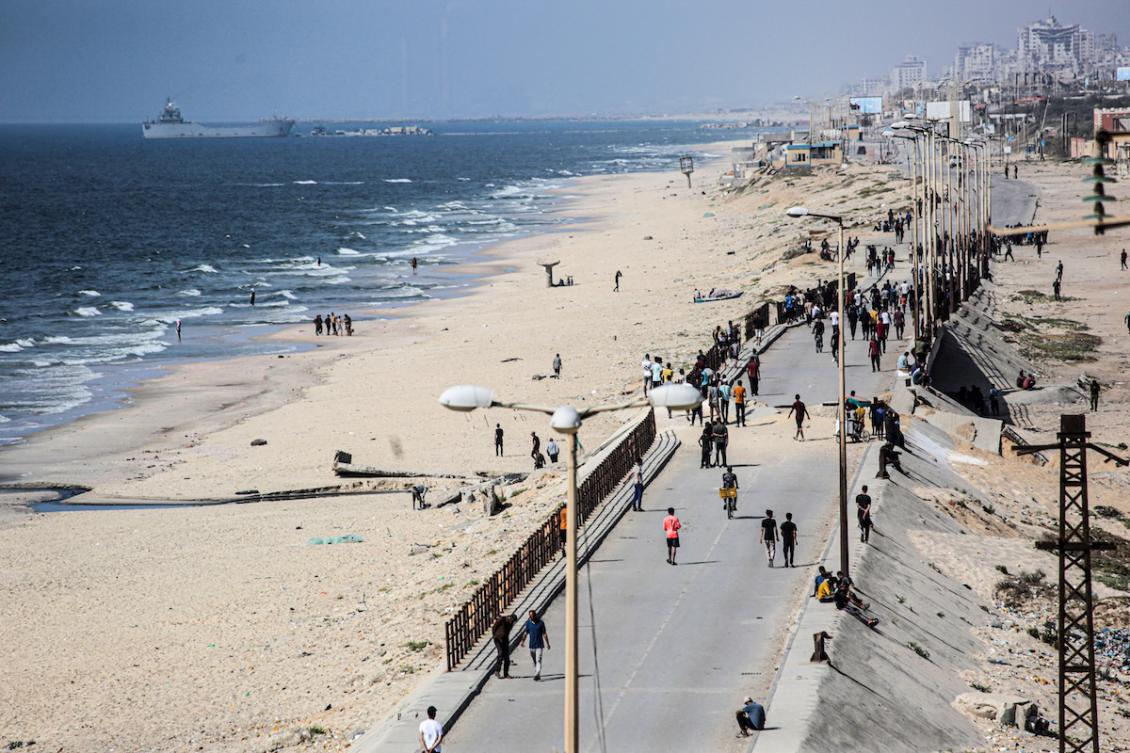 A ship with hundreds of tonnes of food aid for Gaza nears Israeli port after leaving Cyprus