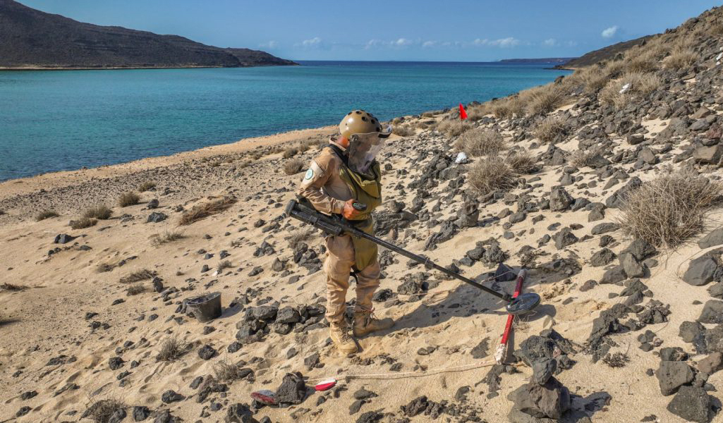 Saudi project clears 915 mines in Yemen