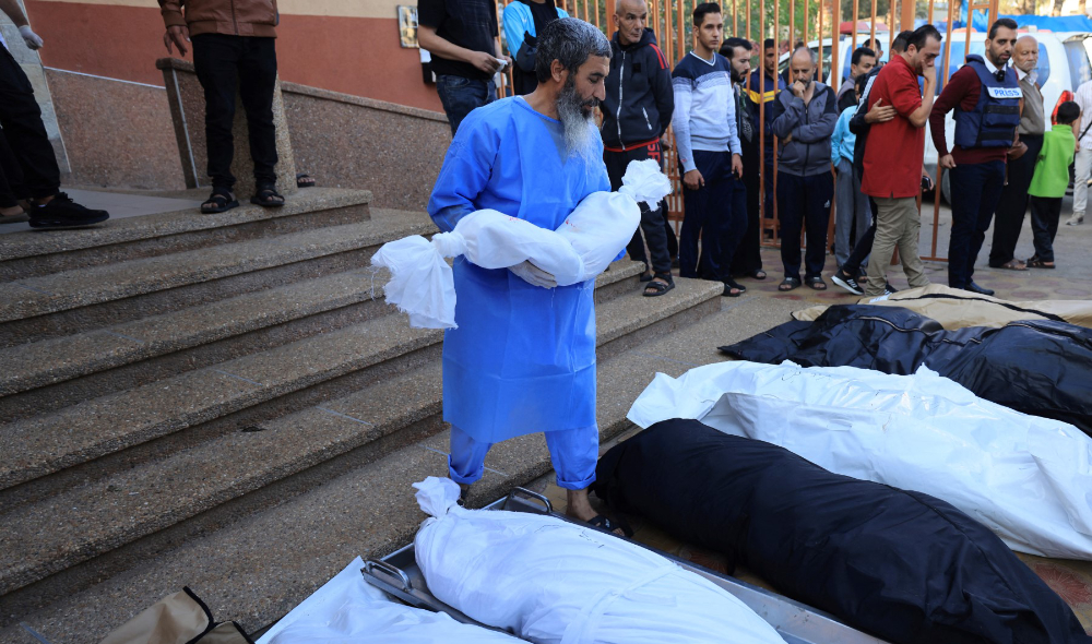Gaza’s health sector has been decimated by Israel’s devastating military assault. (AFP)