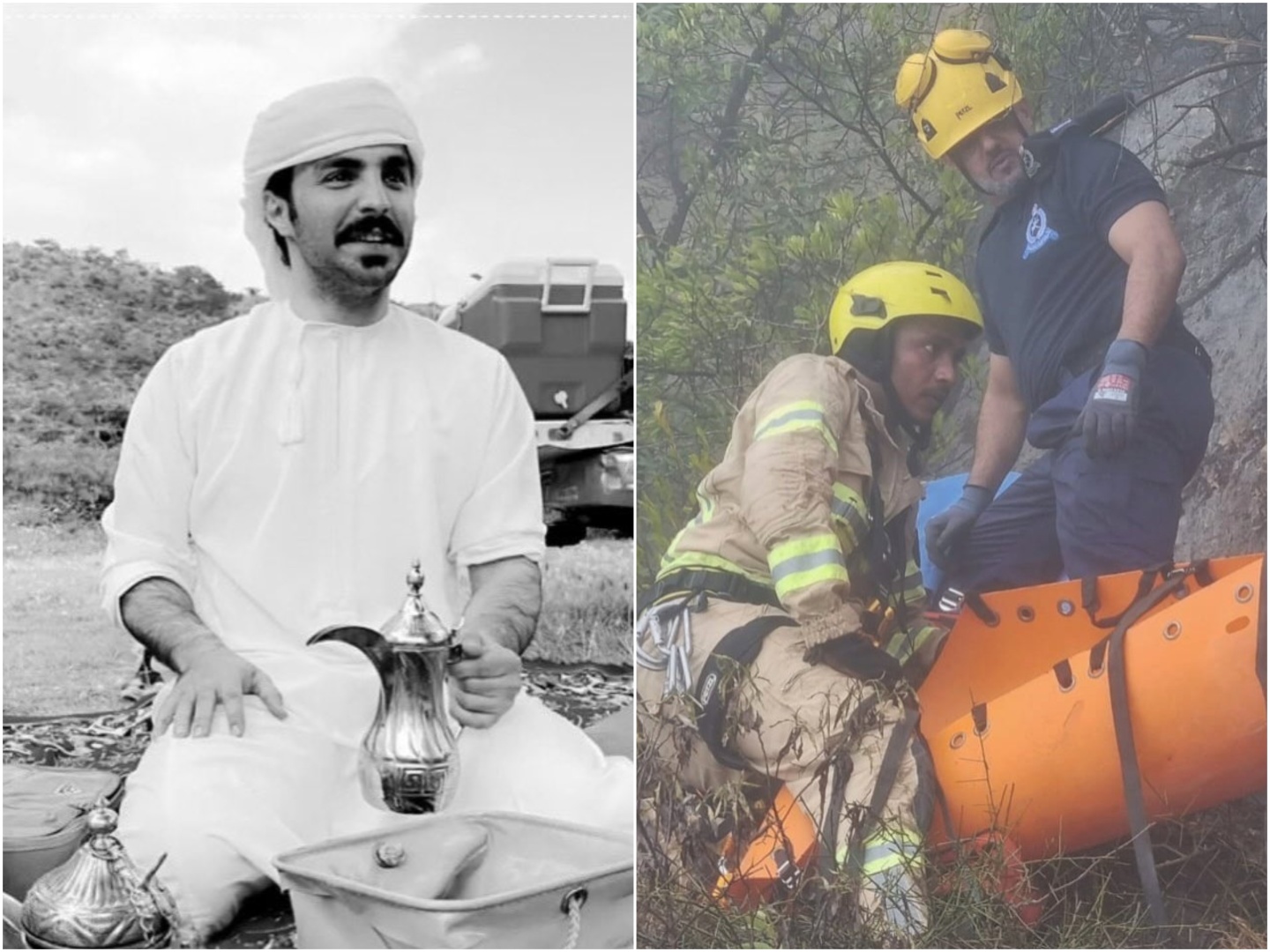 Rescue and ambulance teams from Oman’s Civil Defense and Ambulance Authority attended an incident at Jebel Samhan, it was reported on Monday. (X/@CDAA_Oman)