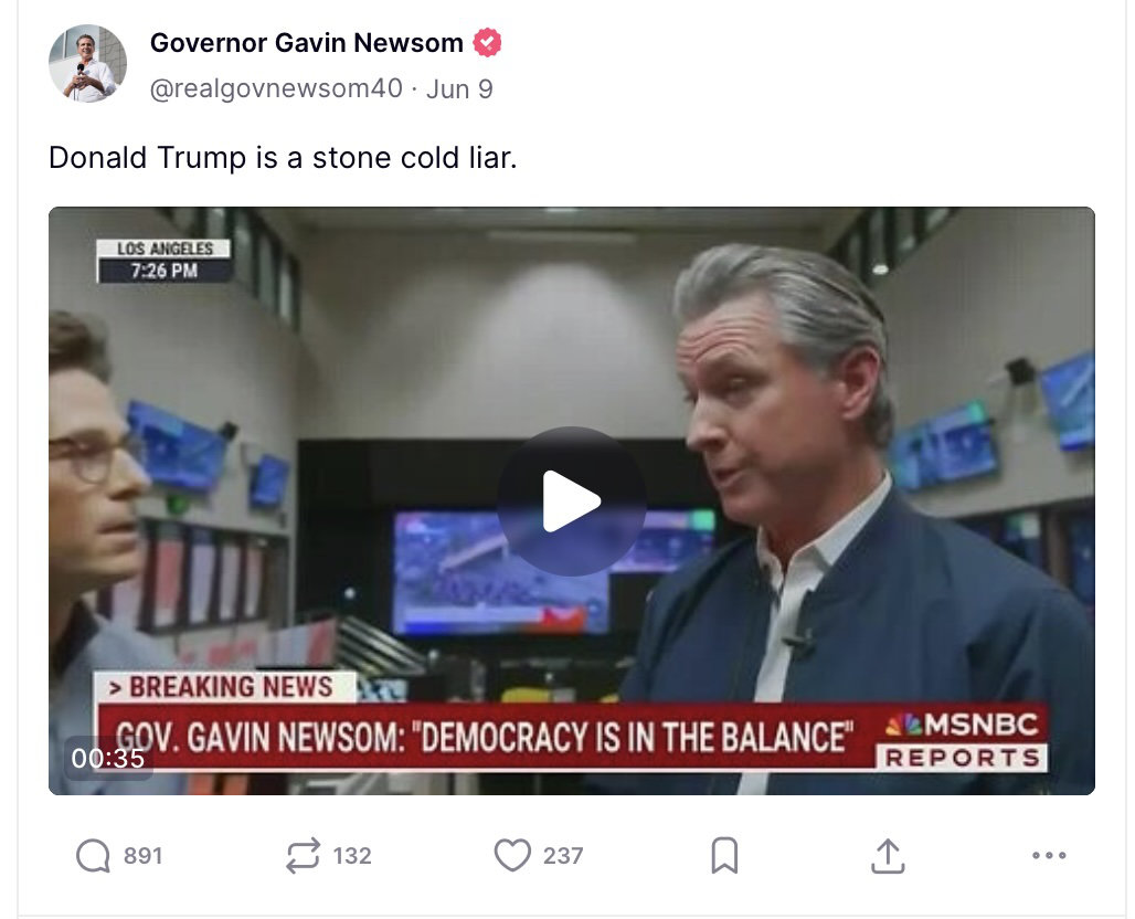 Meme-lord Gavin Newsom riles Republicans with Trump-trolling posts