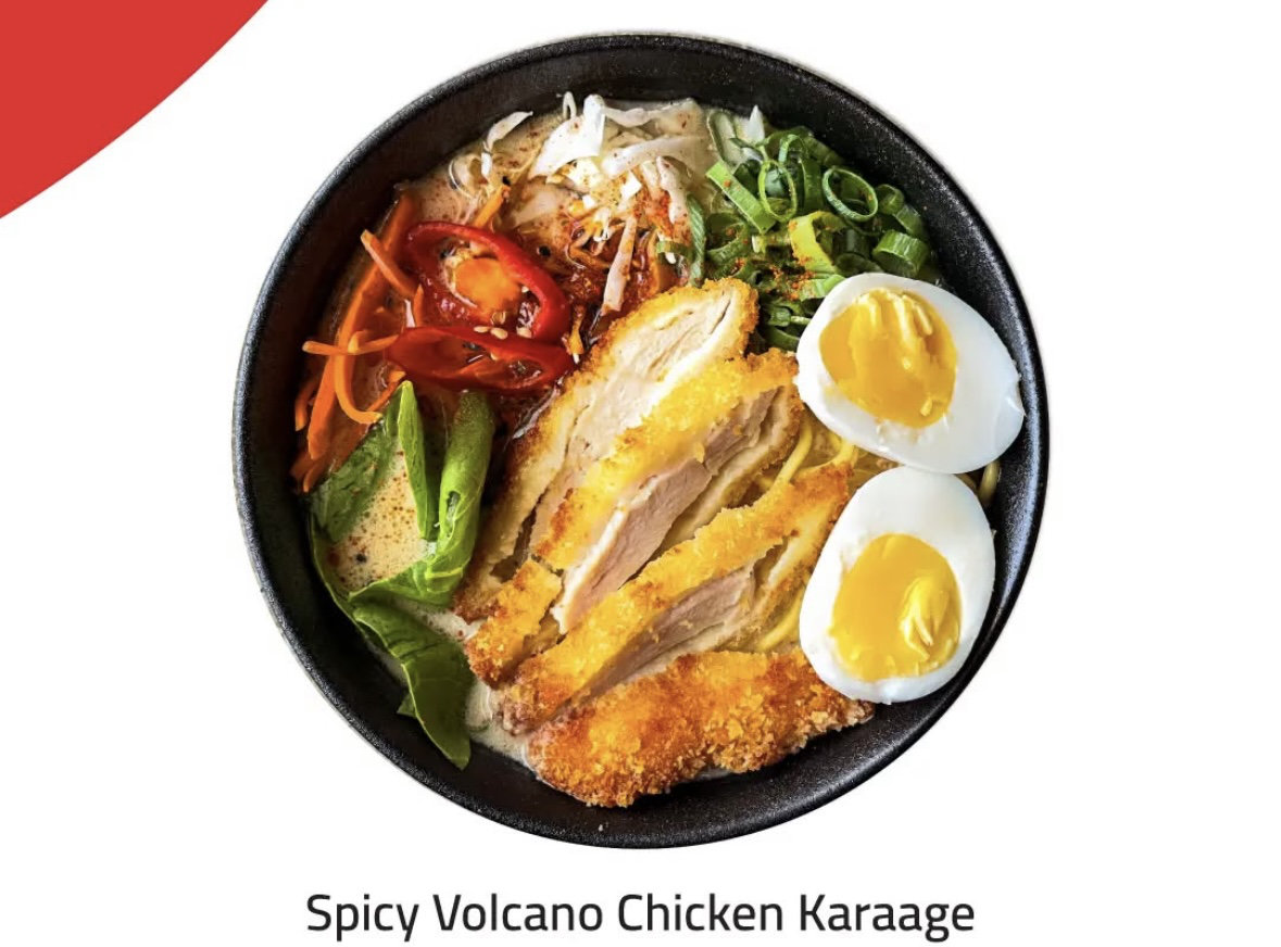 The Volcano Spicy Karaage Chicken offered immediate satisfying, umami-rich comfort. (X: @Eatchinwa)