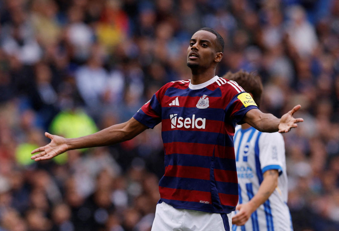 Newcastle responded by saying there had been no commitment to sell the 25-year-old who is under contract until 2028. (REUTERS)