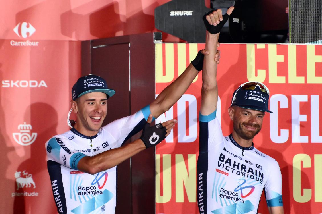 "It was actually really lucky, because I had a problem with a pair of training wheels and they were in a bike shop, so I was a bit late going out training," Pickering told reporters. (AFP)