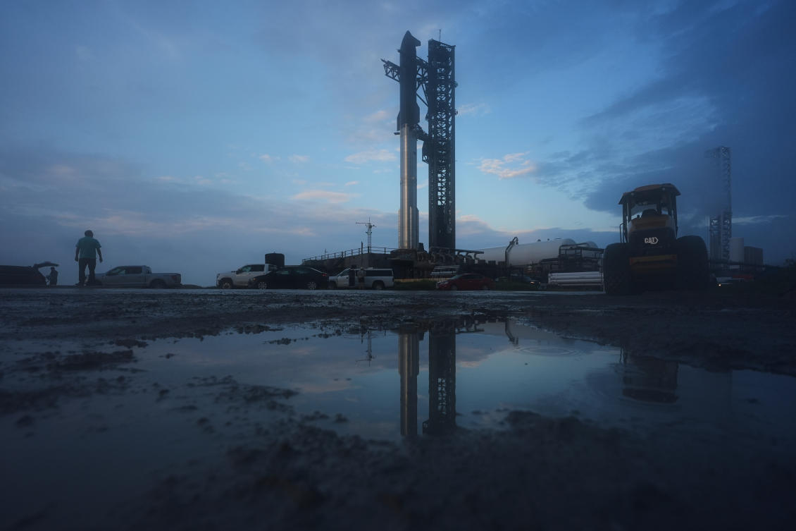SpaceX has continued to swiftly produce new Starships for test flights at its sprawling Starbase production facilities. (AP)