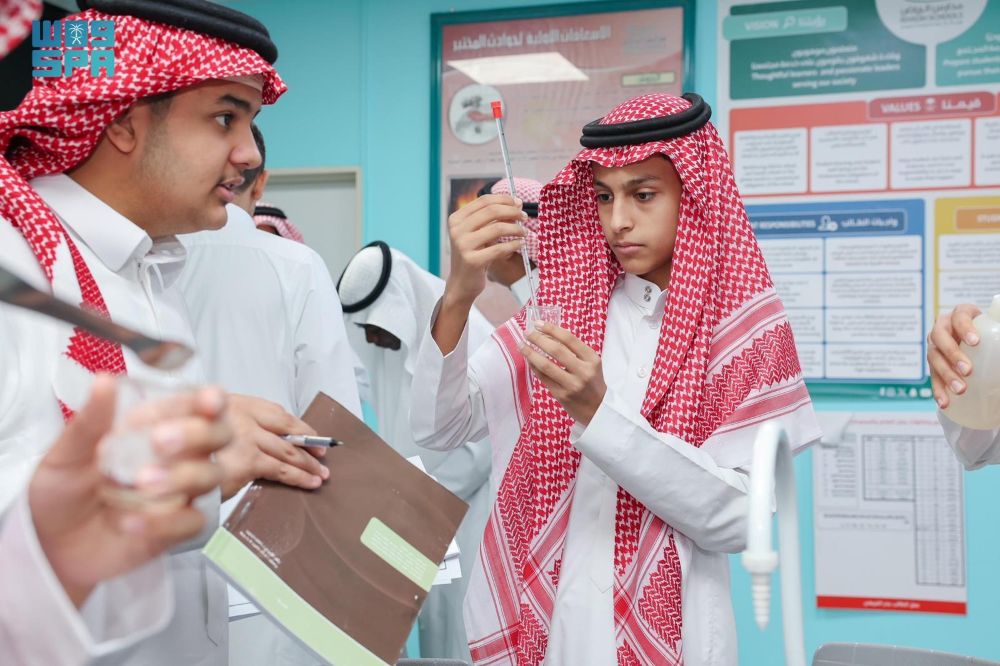 More than 9,900 students have enrolled in the Mawhiba Classes program at the start of the new academic year. (SPA)