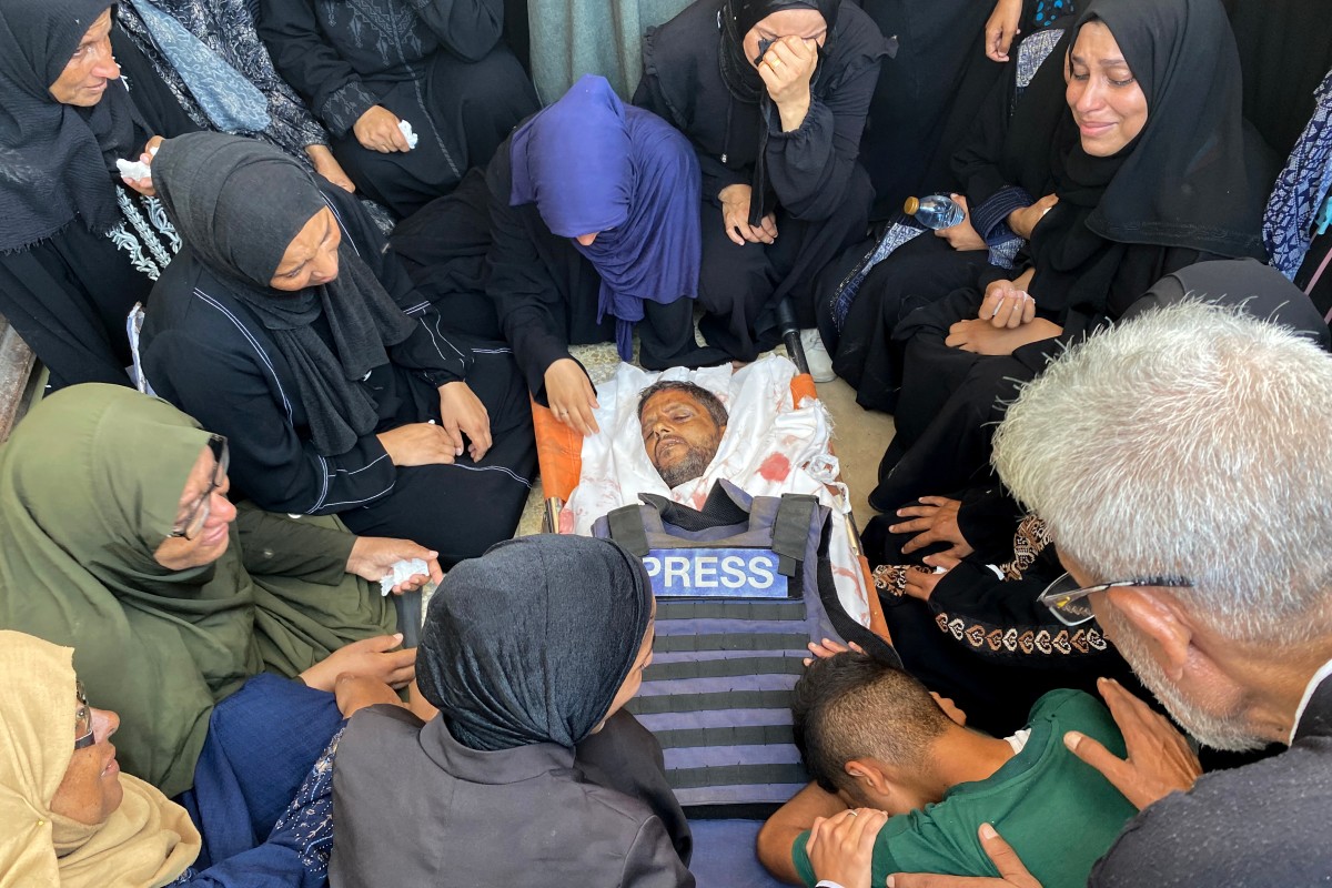 The attack on the medical complex reportedly involved an Israeli explosive drone strike, followed by an airstrike as wounded civilians were being evacuated. (AFP/File)