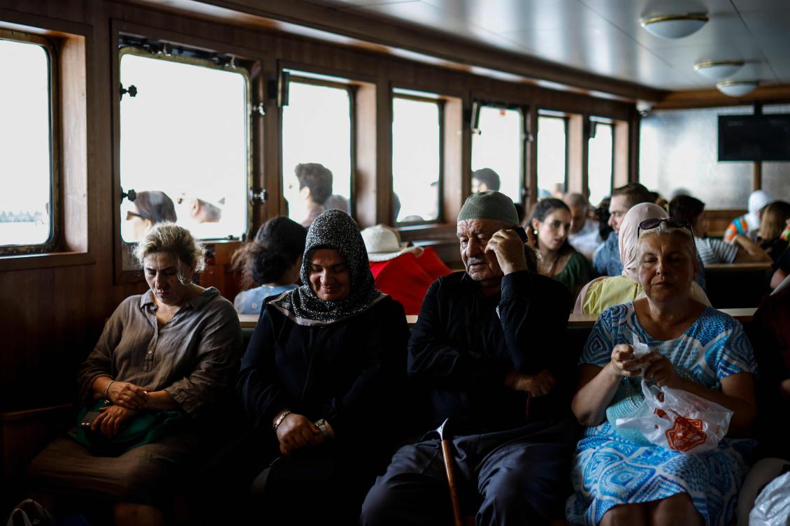 Until the first Bosphorus bridge was opened in 1973, the only way to cross between Istanbul’s Asian and European sides was by boat – and today, the experience remains an essential part of the city’s charm. (AFP)