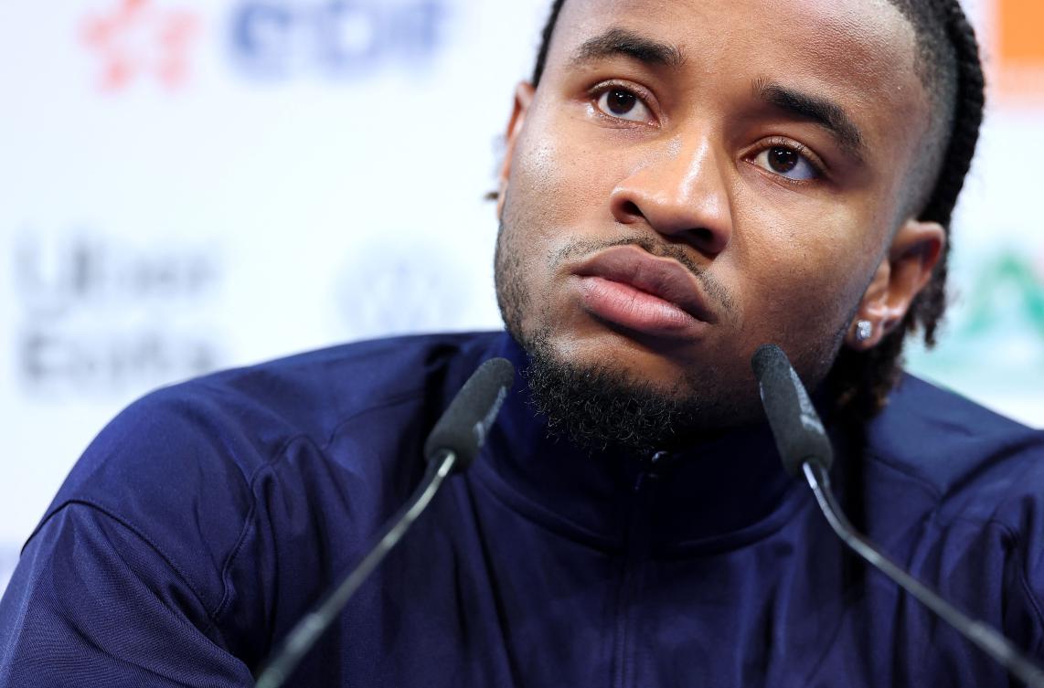AC Milan signed dribbling expert Christopher Nkunku from Chelsea on Saturday for a reported fee of $43 million. (AFP)