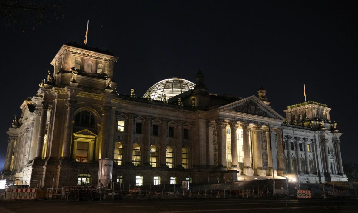 Exterior view of the Reichstag building, home of the German federal parliament, Bundestag, in Berlin, Germany. (AP/File)