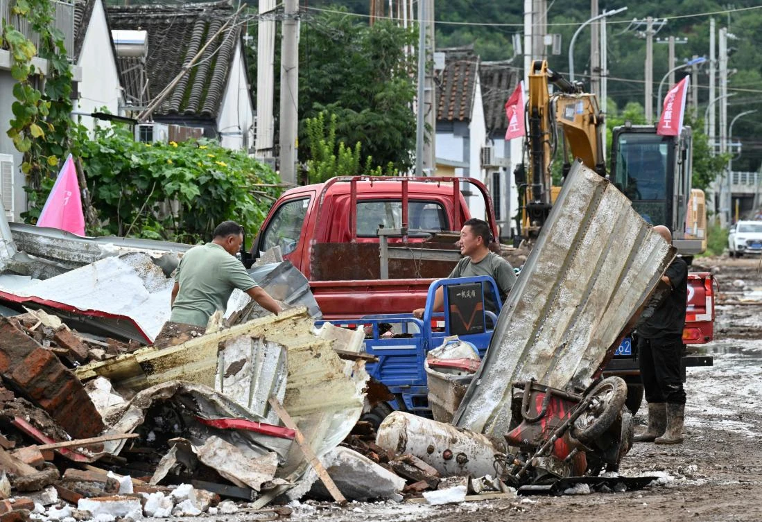Residents of flood-hit areas said they had been surprised at the speed with which the rushing water had inundated homes and villages. (AFP)