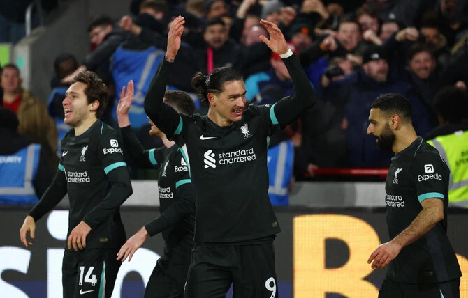 Liverpool striker Darwin Nunez is reportedly closing in on a move to Saudi club Al-Hilal, which could allow the Premier League champions to make a fresh bid for Newcastle's Alexander Isak. (Reuters/File)