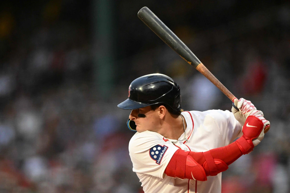 The Boston Red Sox announced Wednesday they have signed rookie phenom Roman Anthony to an 8-year, $130 million contract. (Getty Images via AFP)