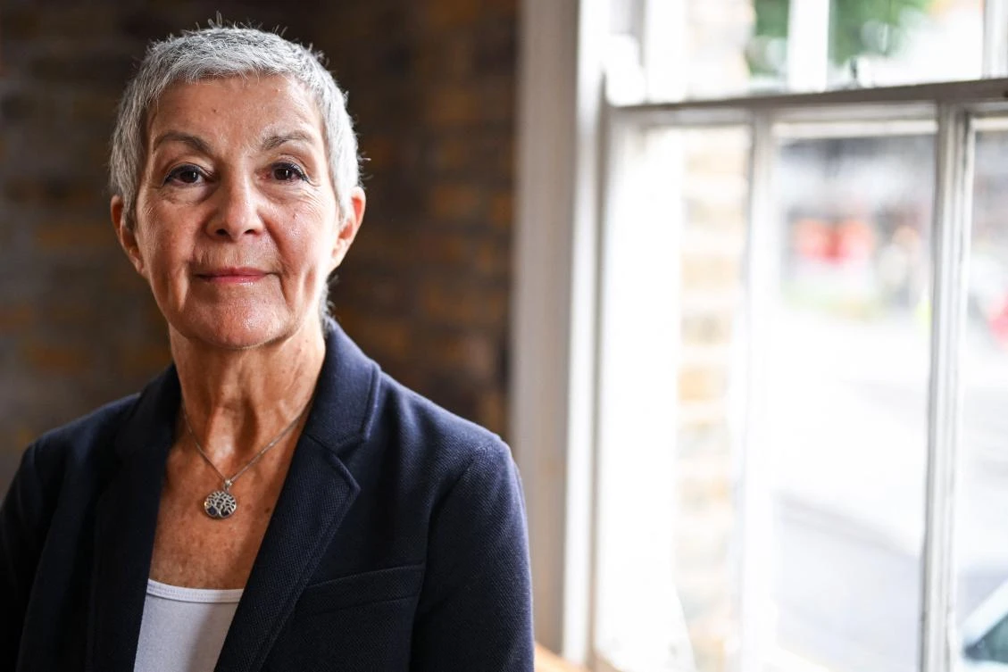 Pensioner Marji Mansfield never imagined she would end up suspected of terrorism for protesting against the banning of a pro-Palestinian group. (AFP)