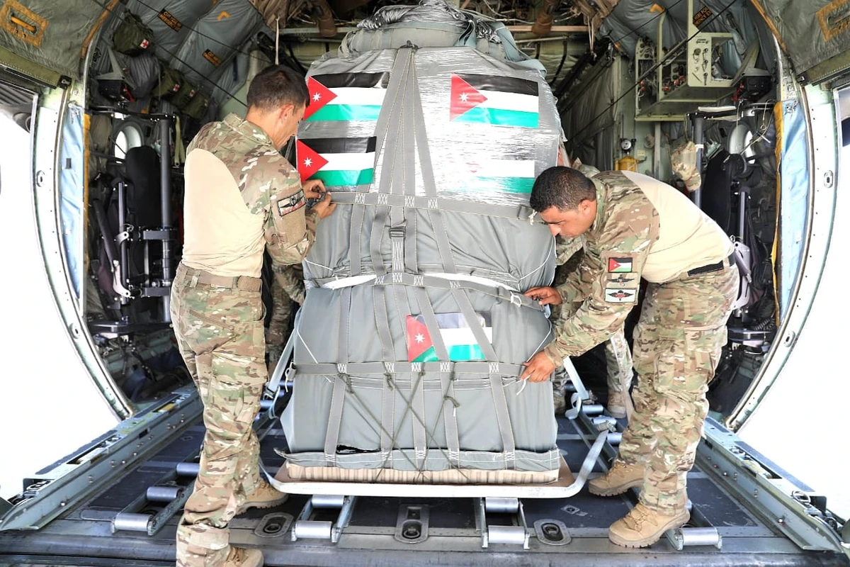 The Jordanian Armed Forces on Friday carried out another airdrop of food and aid to Gaza, in coordination with international partners. (JNA)