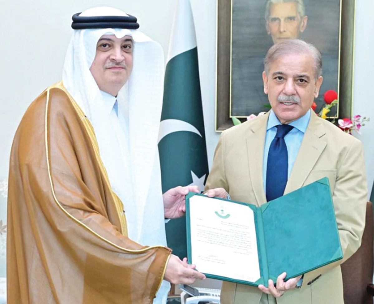 Saudi ambassador meets Pakistan’s prime minister