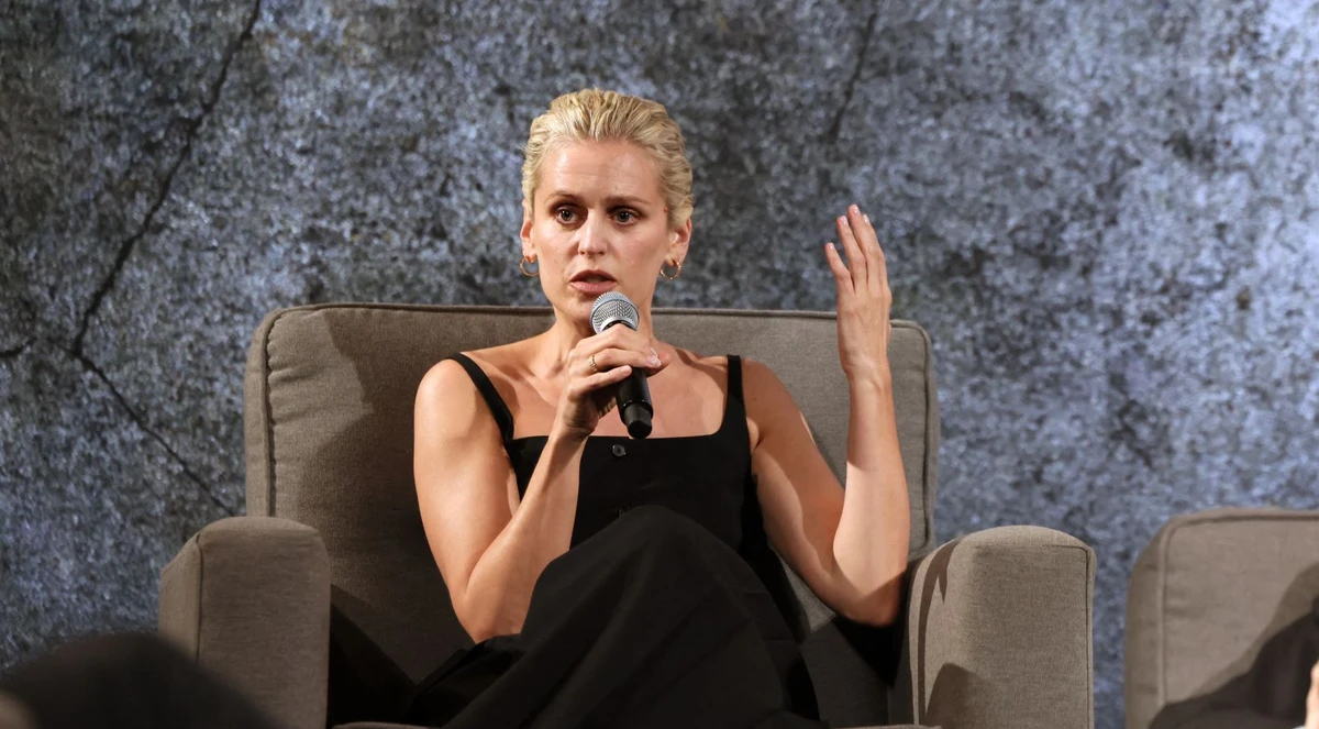 Irish actress Denise Gough, who most recently rose to fame with her fan favorite role in “Star Wars” series “Andor,” has urged fellow public figures to use their platforms to advocate for Palestinians, following her speech at the March for Gaza at Downing Street in London. (Instagram)