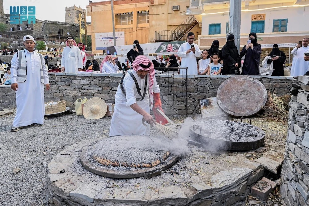 Muqana bread is prized for its distinctive flavor. (SPA)