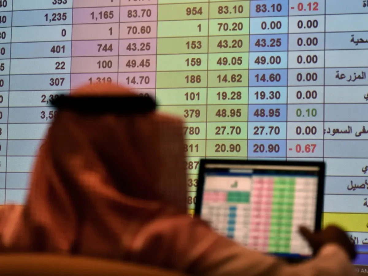 The total trading turnover of the benchmark index stood at SR3.51billion ($935.8 million), with 77 listed stocks advancing and 169 declining. File