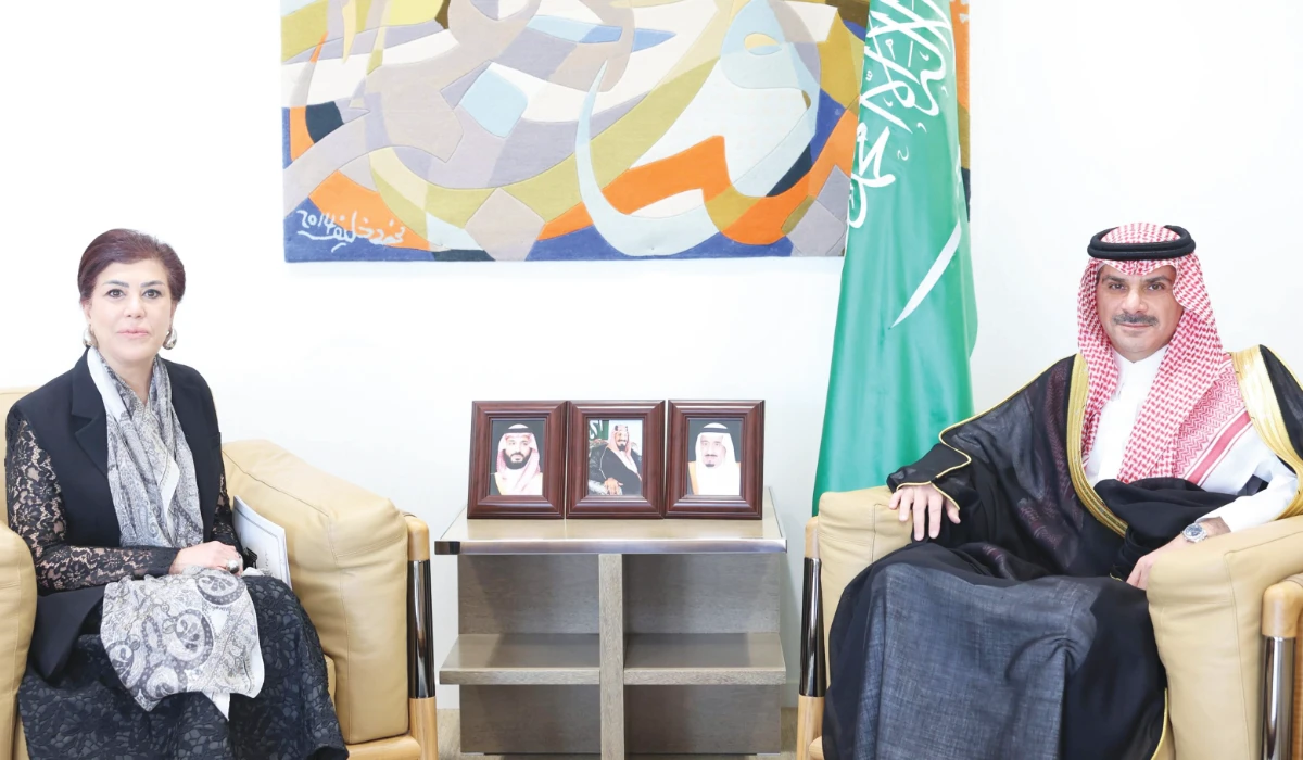 Saudi deputy minister receives ambassador of Iraq