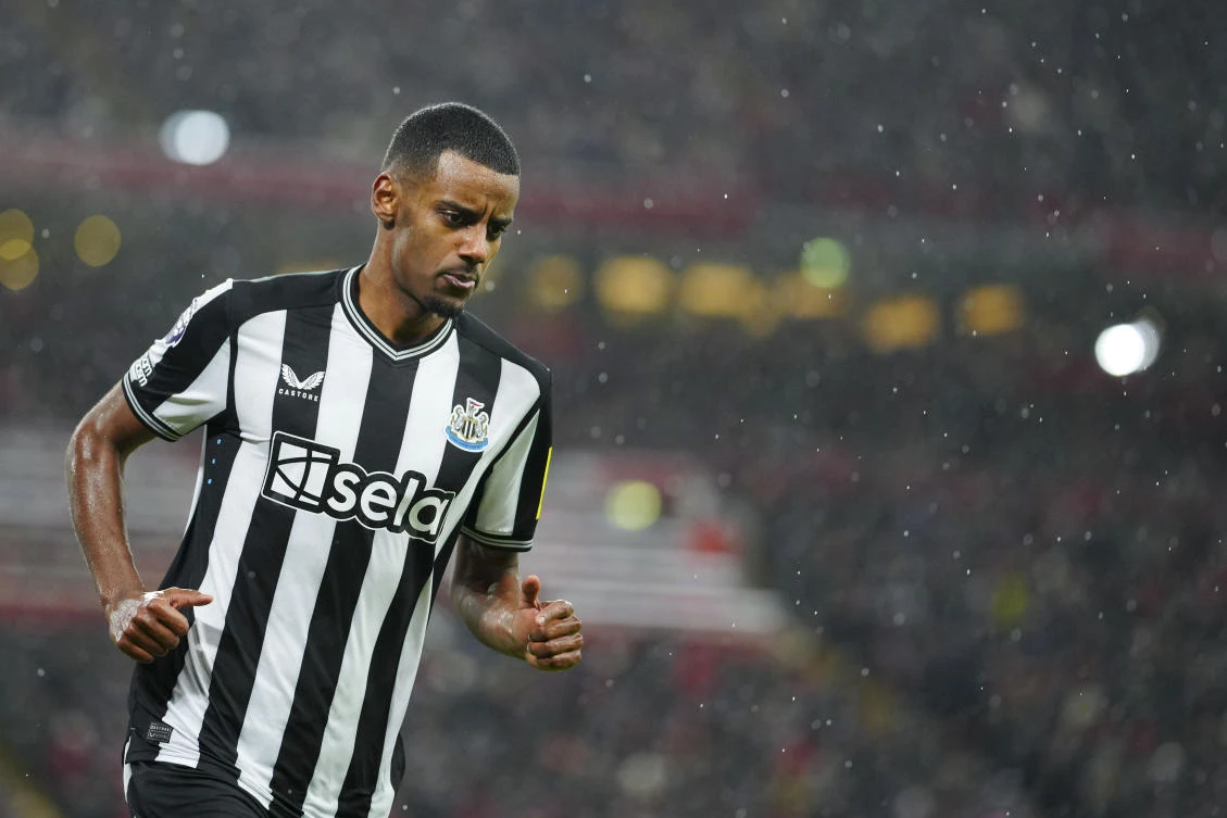 Alexander Isak, who joined Newcastle in 2022 from Real Sociedad, netted 23 goals in the Premier League last season. (AP)