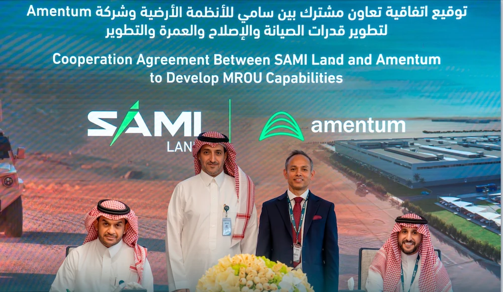 SAMI inks deal with US firm Amentum to boost land defense systems, localize spare parts