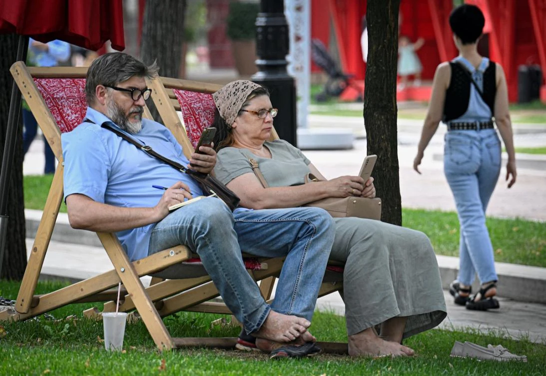 Russia's interior ministry said on Wednesday that MAX was safer than foreign rivals, but that it had arrested a suspect in the first fraud case using the new messenger. (FILE/AFP)