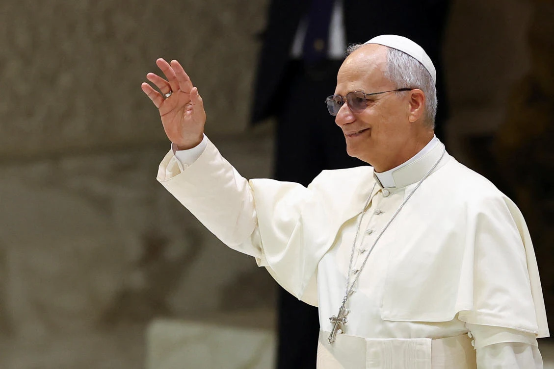 Pope Leo XIV holds general audience in the Paul VI hall at the Vatican, August 20, 2025. (Reuters)