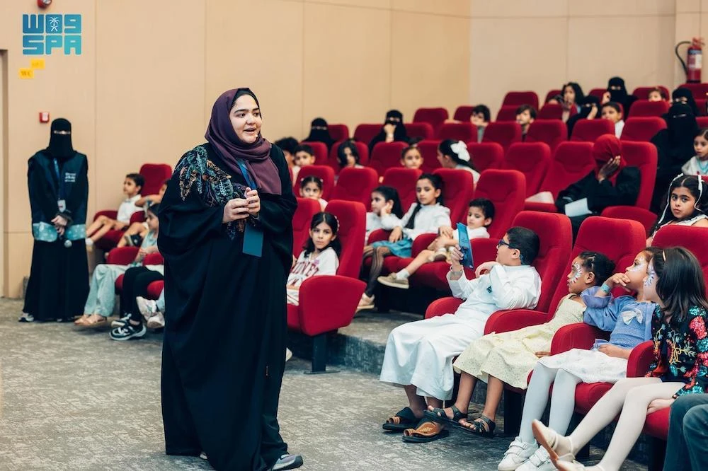 The week features workshops for children and parents, as well as participation from specialists in developing children’s talents. (SPA)
